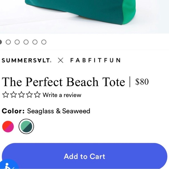 Summersault neoprene tote bag - Picture 4 of 9